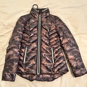 Blanc Noir Camouflage Puffer Jacket